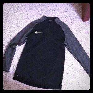 Nike areoswift track zip up turtle neck shirt